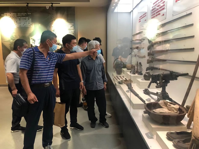 輕工供銷組織赴沂蒙紅色教育基地進行黨史學習教育