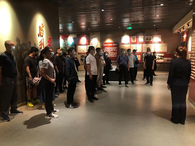 輕工供銷組織赴沂蒙紅色教育基地進行黨史學習教育