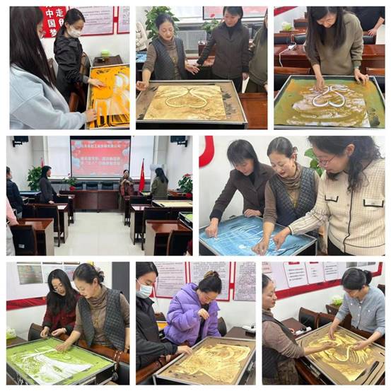 輕工供銷公司組織開展“指尖綻芳華,流沙煥溢彩”慶“三八”沙畫體驗活動
